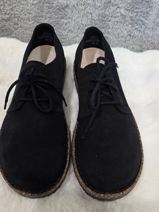 Birkenstock Uppsala Low Black Suede Size 42 Regular/Wide Men\'s 9 Ladies 11 NEW main image 8